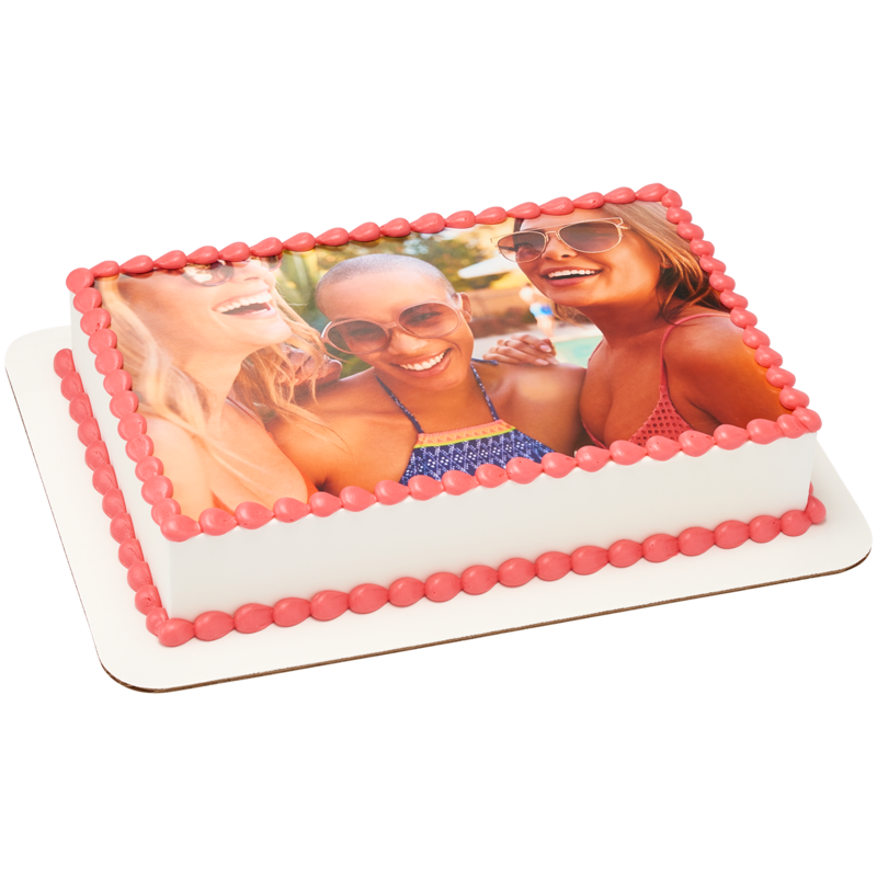 Personal Photo/Artwork Only Cake | Online Cake Ordering | Maceys
